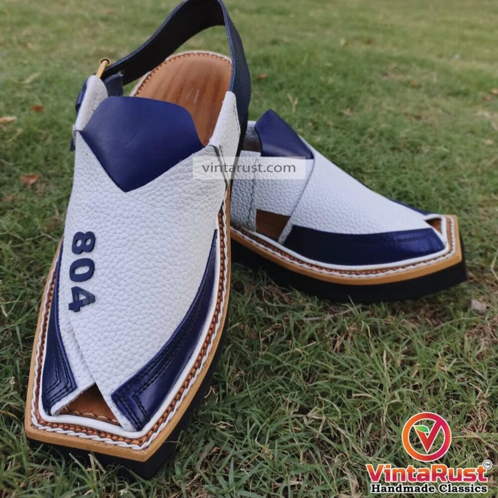 Handmade Kaptaan Chappal: Peshawari Leather Sandals, Traditional Style